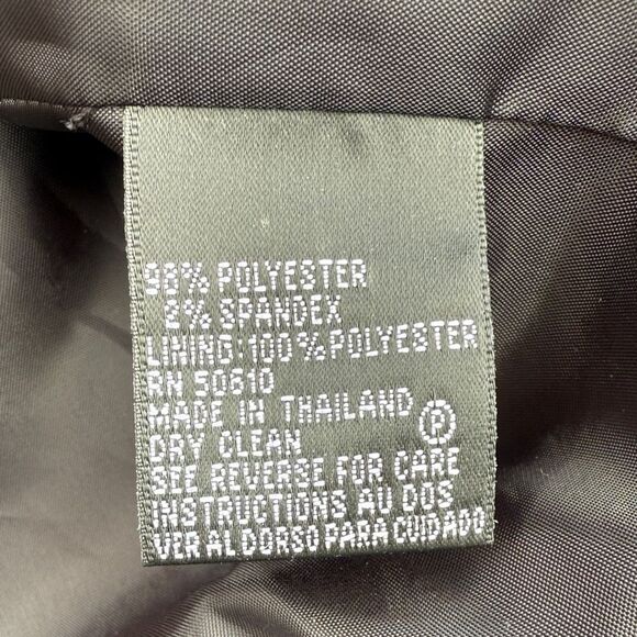 NWT 2 piece Pants Suit.  Women's Portofino Blazer and black pants Size 10P - Picture 9 of 16